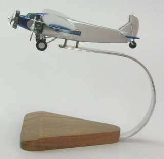 Ford Trimotor Transport Airplane Desk Wood Model Reg FS  