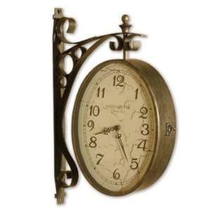  Uttermost Renova Hand Forged Metal 18 High Wall Clock 