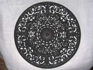 Buderus Cast Iron Filigree Plate c.1850s  