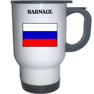  Russia   BARNAUL White Stainless Steel Mug Everything 