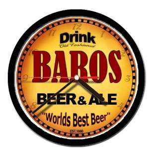  BAROS beer and ale cerveza wall clock 