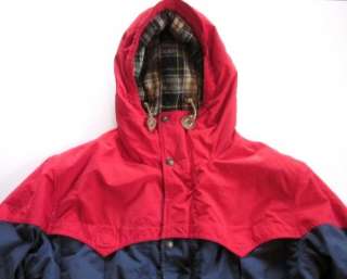   POLO $365 navy & red Eatonville Trekking hooded jacket L NWT  