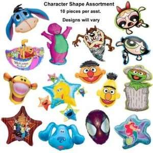  Econo Helium Shaped Foil Character Case Pack 10 