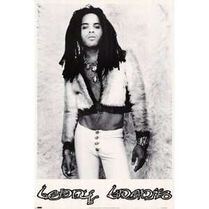  Lenny Kravitz (B&W) Music Poster Print