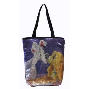   Tramp Sequins Tote   Lady & The Tramp Sequin Tote Bag Toys & Games