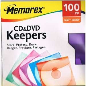 MEMOREX CD & DVD Keepers Store, Protect share 100 pk Cool 