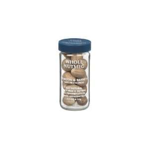Morton & Bassett Whole Nutmeg (Economy Case Pack) 1.9 Oz Jar (Pack of 