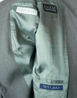 PERRY ELLIS PORTFOLIO Mens SUPER 100s PURE WOOL Suit size 42 L  