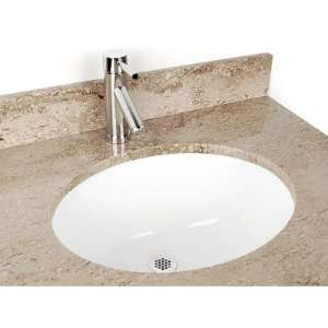   DV H109 Large Oval China Bathroom Sink Color White 