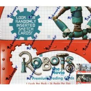  Robots The Movie Trading Cards HOBBY Box   24 packs / 7 