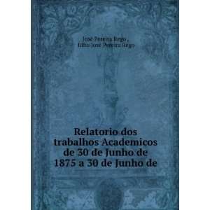  Relatorio dos trabalhos Academicos de 30 de Junho de 1875 