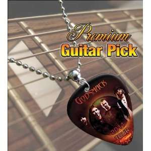  Godsmack 2011 Tour Premium Guitar Pick Necklace Musical 