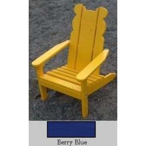   68 Berry Blue Kiddie Bear Chair   Berry Blue Patio, Lawn & Garden