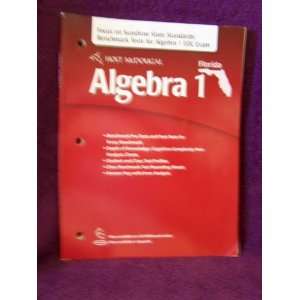  Holt McDougal Algebra 1 Focus on Sunshine State Standards 
