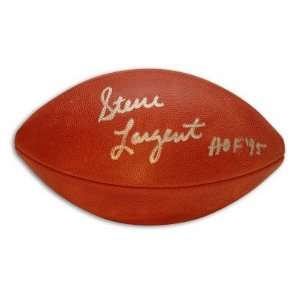 Steve Largent Autographed/Hand Signed Official NFL Game Football with 