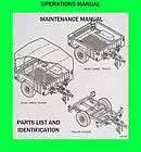 M1101 M1102 AND TRAILER CHASSIS OPERATIONS MANUAL HMMWV TRAILER CARGO 