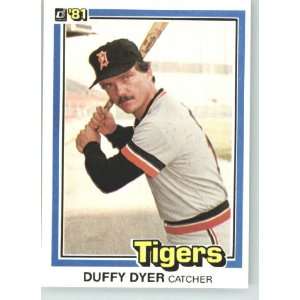  1981 Donruss #7A Duffy Dyer (1980 batting average has 