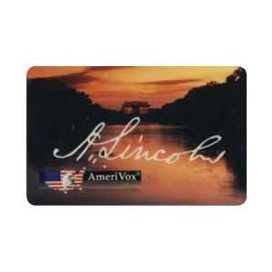 com Collectible Phone Card $10. Lincoln Memorial (At Night) Lincoln 