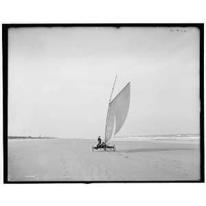  Sailing on the beach,Ormond,Fla.