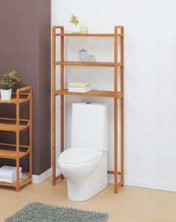 New Bamboo Over the Toilet Bath Space Saver Etagere  