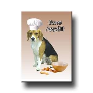  Beagle Bone Appetit Chef Fridge Magnet 