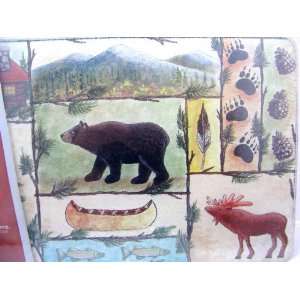   12 x 8 Bears, Bear Tracks, Moose, Moose Tracks