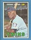 1967 Topps Baseball 317 Cesar Tovar Twins EX MT  