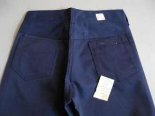 NEW Old Stock 60s  Toughskins Colored Blue Denim Jeans 14 REG W27 