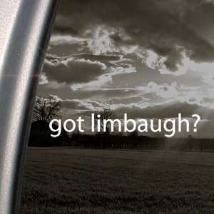  Got Limbaugh? Decal Rush Conservative GOP Car Sticker 