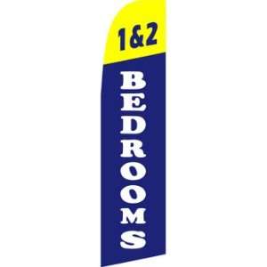  1 & 2 Bedrooms Swooper Feather Flag