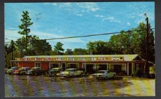 1963 Red Barn Restaurant Lake City Florida Postcard  