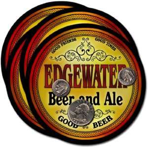  Edgewater , CO Beer & Ale Coasters   4pk 