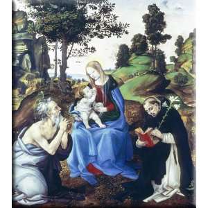  Family 27x30 Streched Canvas Art by Lippi, Filippino