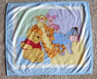 Disney Baby Pooh Piglet Eeyore Tigger Fleece Blanket  