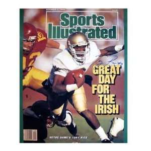  Steiner Tony Rice 12 5 88 Sports Illustrated Cover Sports 