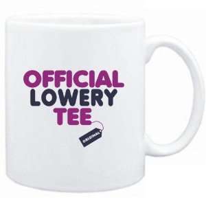   White  Official Lowery tee   Original  Last Names
