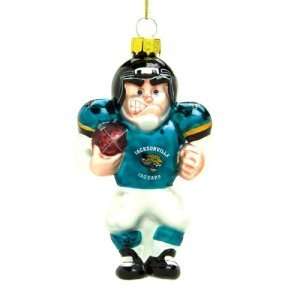  Jacksonville Jaguars NFL Glass Player Ornament (4 