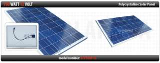 100 WATT 12 VOLT SOLAR PANEL   100W 12V   Polycrystalline Solar Panel 