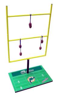 Miami Dolphins Metal Stand Bolo Ball Football Toss Game  