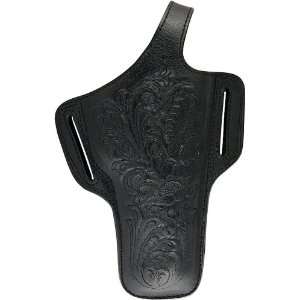    Vegetable Tanned Carved Cow Leather Belt Gun Holster Jewelry
