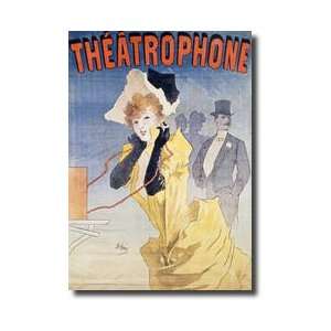  Poster Advertising The theatrophone Giclee Print