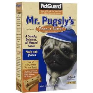 PetGuard Mr. Pugslys Peanut Butter Dog Biscuits   Vegetarian   21oz 