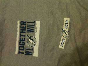 TAMPA BAY LIGHTNING BRAND NEW L TOGETHER WE WILL SHIRT  