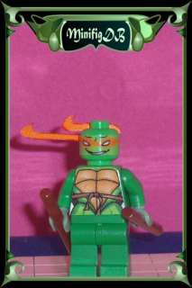 LEGO Custom TMNT Teenage Mutant Ninja Turtles MICHELANGELO  