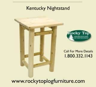 wide variety of log furniture. Visit our store to find other styles 