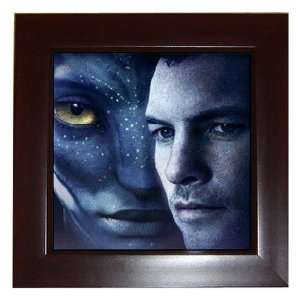 Avatar Jake and Neytiri Collectible Framed Tile