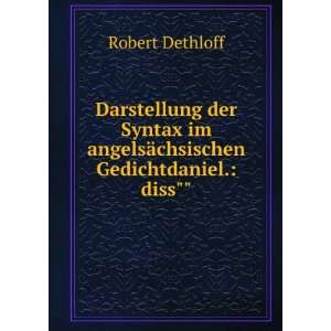   chsischen Gedichtdaniel. diss Robert Dethloff  Books