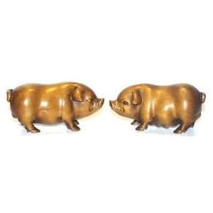  Ma & Pa Pig Netsuke