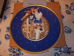   Pan collector plate/LE/Carol Lawson/75th anniversary/box/coa  