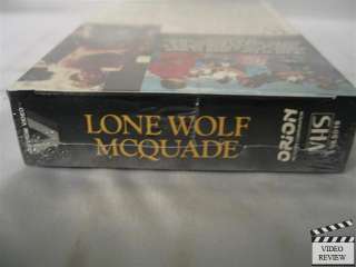 Lone Wolf Mcquade VHS NEW Chuck Norris, David Carradine  